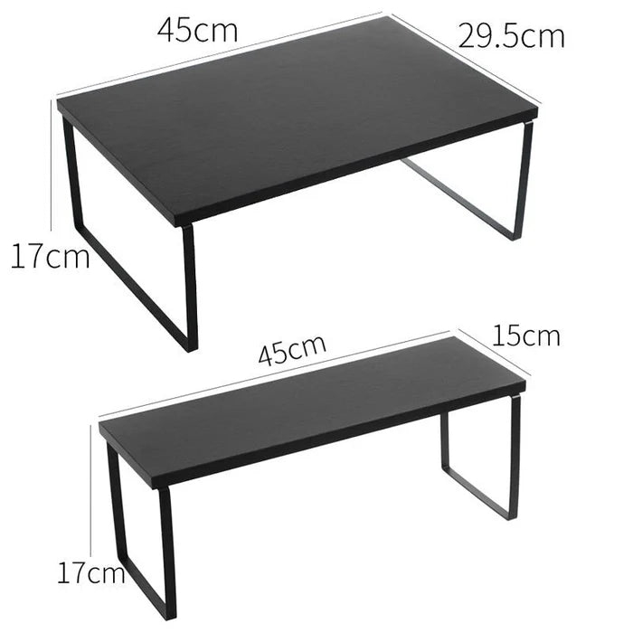 Kitchen Cabinet Metal Rack (Pack of 2)