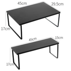 Kitchen Cabinet Metal Rack (Pack of 2)